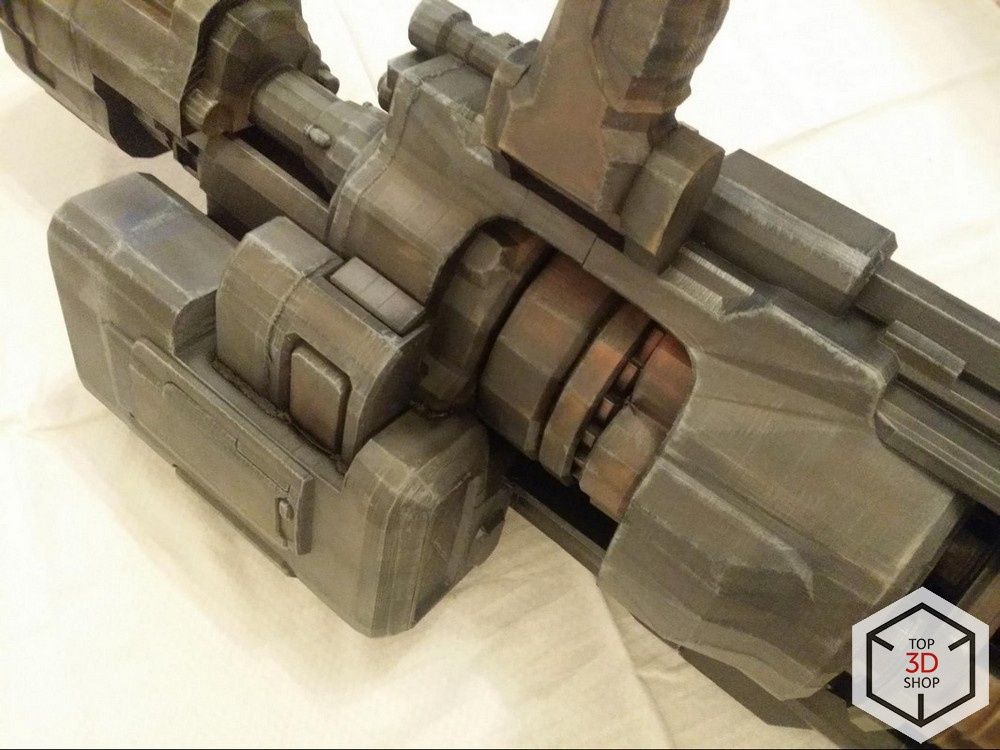 [КЕЙС] Как мы печатали гигантский пулемет с Марса для стенда на E3 - 23