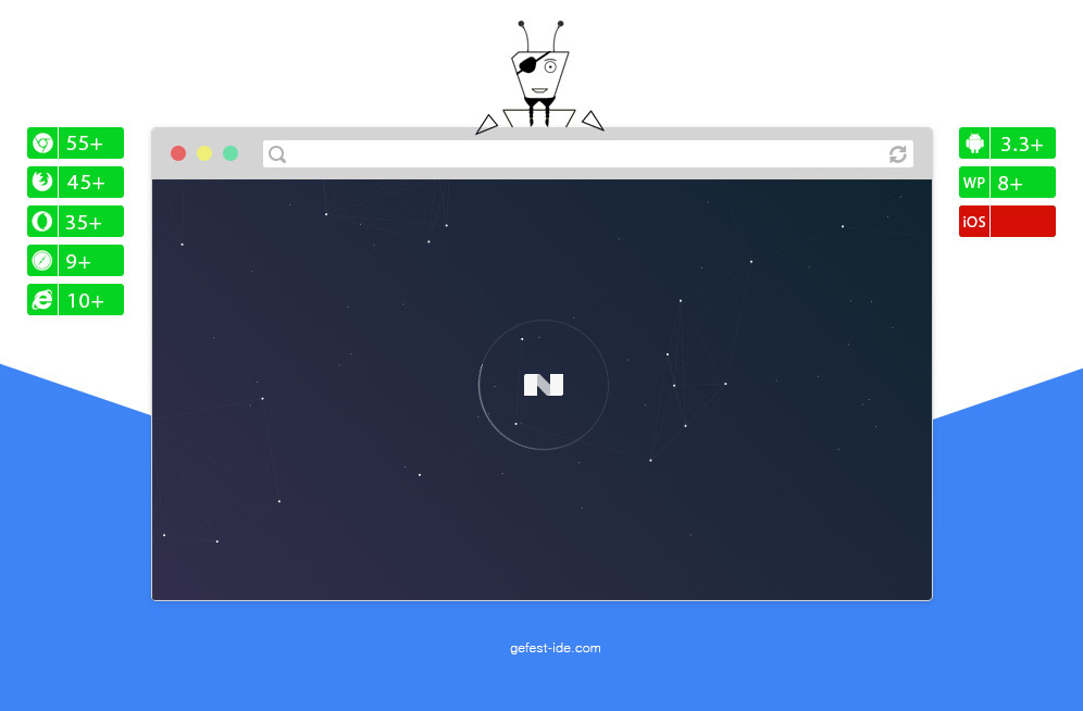 Preloader на css, js и svg - Prism Loading Screen