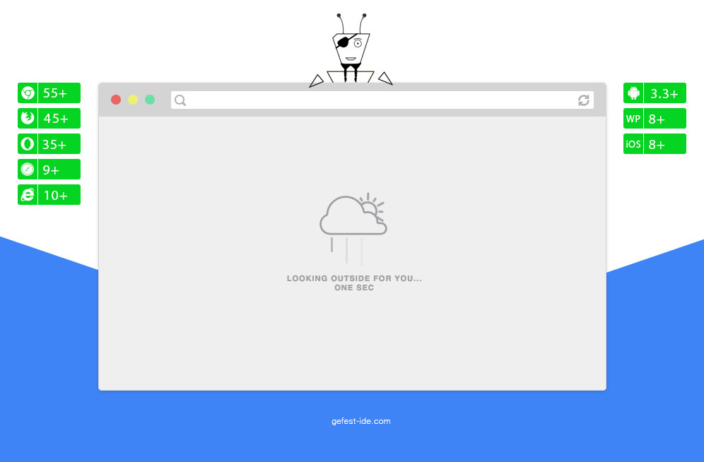 Preloader на css и svg - Authentic Weather Loader