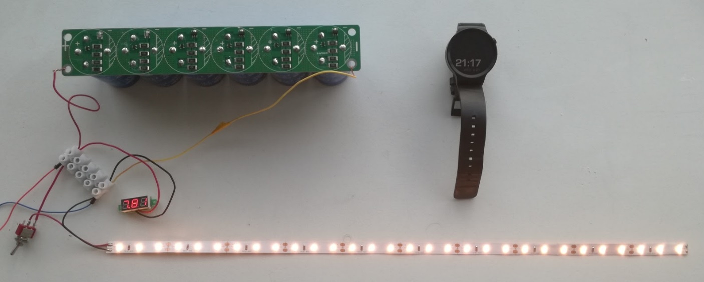 Солнечная батарея на балконе: тестирование батареи ионисторов - 4 Солнечная батарея на балконе: тестирование батареи ионисторов - 4