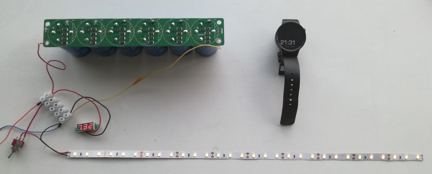 Солнечная батарея на балконе: тестирование батареи ионисторов - 5 Солнечная батарея на балконе: тестирование батареи ионисторов - 5