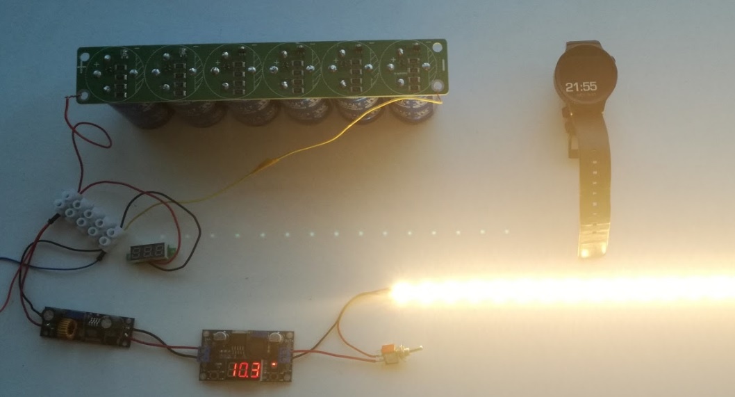 Солнечная батарея на балконе: тестирование батареи ионисторов - 7 Солнечная батарея на балконе: тестирование батареи ионисторов - 7