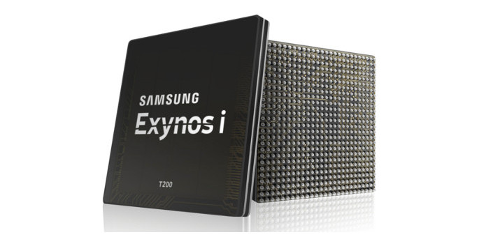 Конфигурация Exynos i T200 включает процессор, память и блоки, необходимые для беспроводного подключения