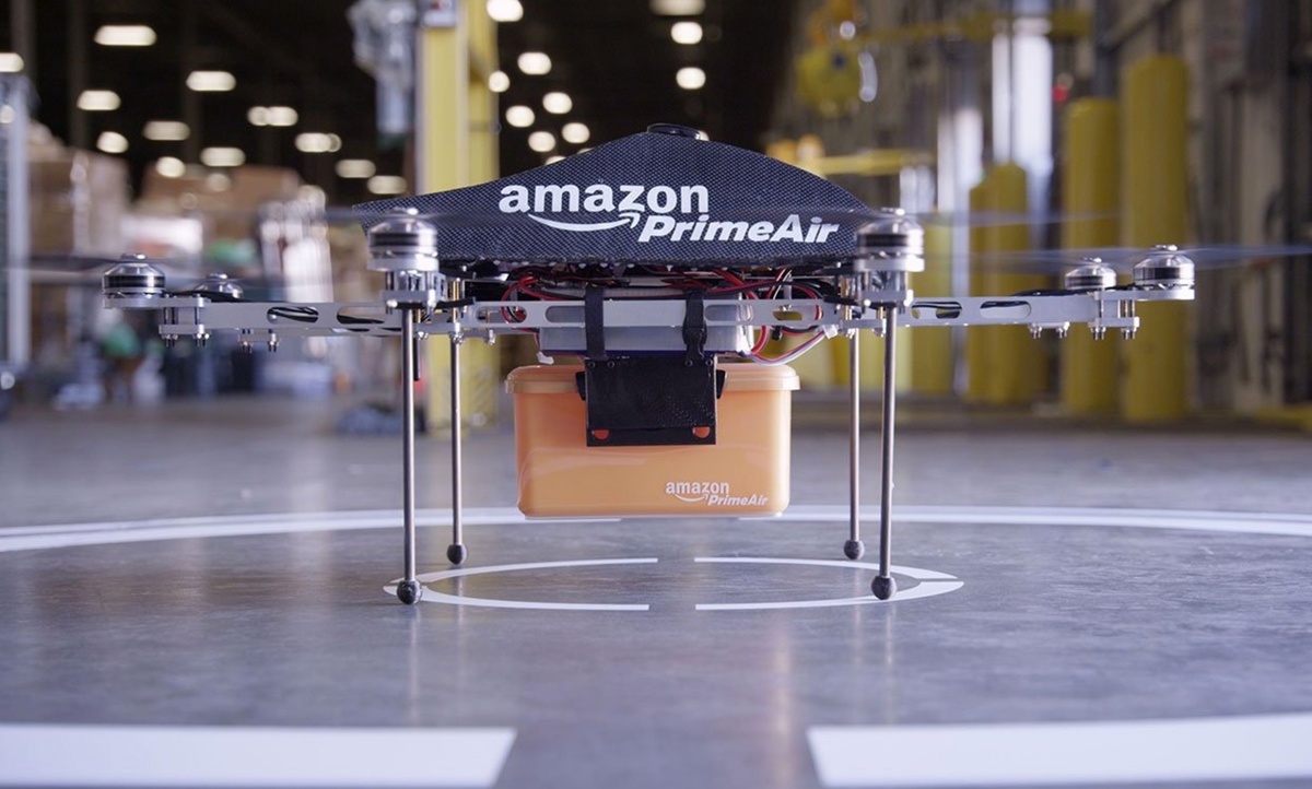 Доставка дронами: Amazon запатентовала башню для коптеров-курьеров - 1