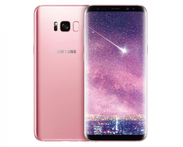 Представлен розовый вариант смартфона Samsung Galaxy S8+