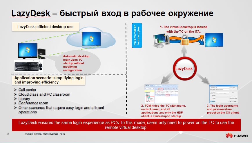 Защищенное рабочее место на базе VDI Huawei FusionCloud Desktop Solution 6.1 - 11