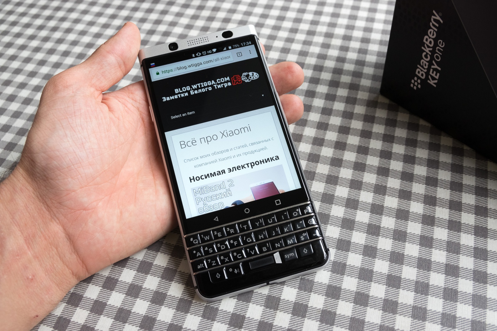 BlackBerry KEYone: о клавиатуре - 5