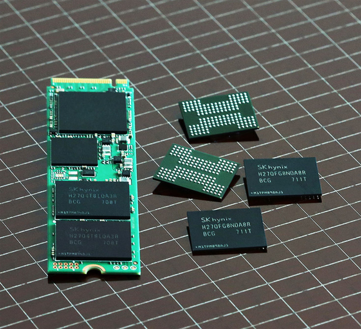 SK Hynix использует новую память TLC 3D NAND в готовой продукции