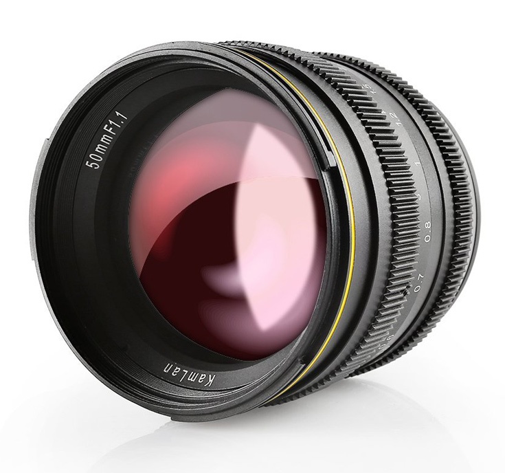 Объектив SainSonic Kamlan 50mm F1.1 выпускается в вариантах с креплением Sony E и Canon EOS M