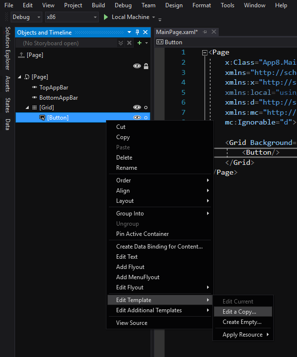 Расширение, изменение и создание элементов управления на платформе UWP. Часть 2 - 3 Расширение, изменение и создание элементов управления на платформе UWP. Часть 2 - 3