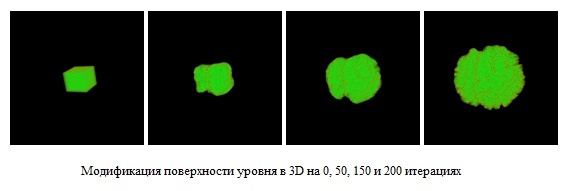 Бинарная сегментация изображений методом фиксации уровня (Level set method) - 8