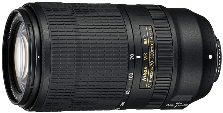 Рекомендованная цена объектива AF-P Nikkor 70-300mm f/4.5-5.6E ED VR равна $700