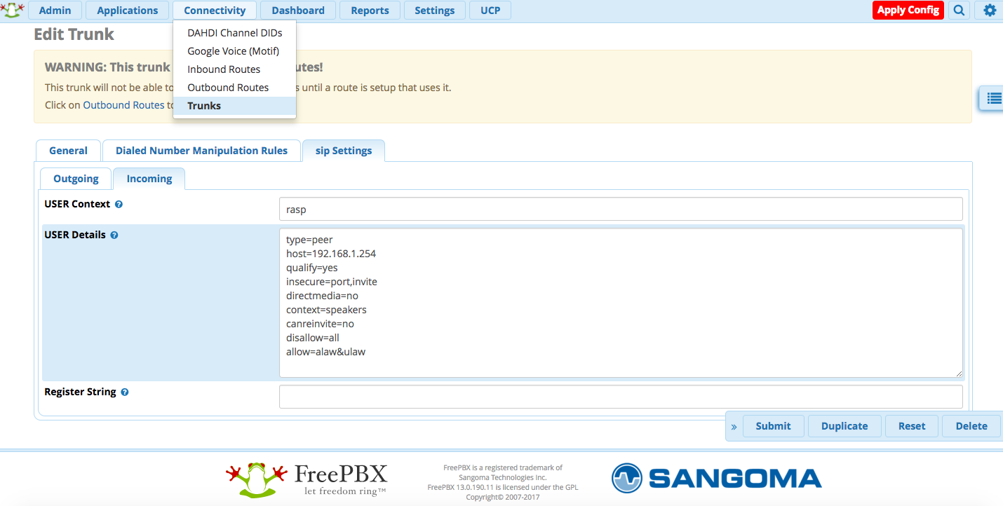 Asterisk. На этот раз в качестве системы трансляции фоновой музыки с возможностью экстренного оповещения - 7 Asterisk. На этот раз в качестве системы трансляции фоновой музыки с возможностью экстренного оповещения - 7