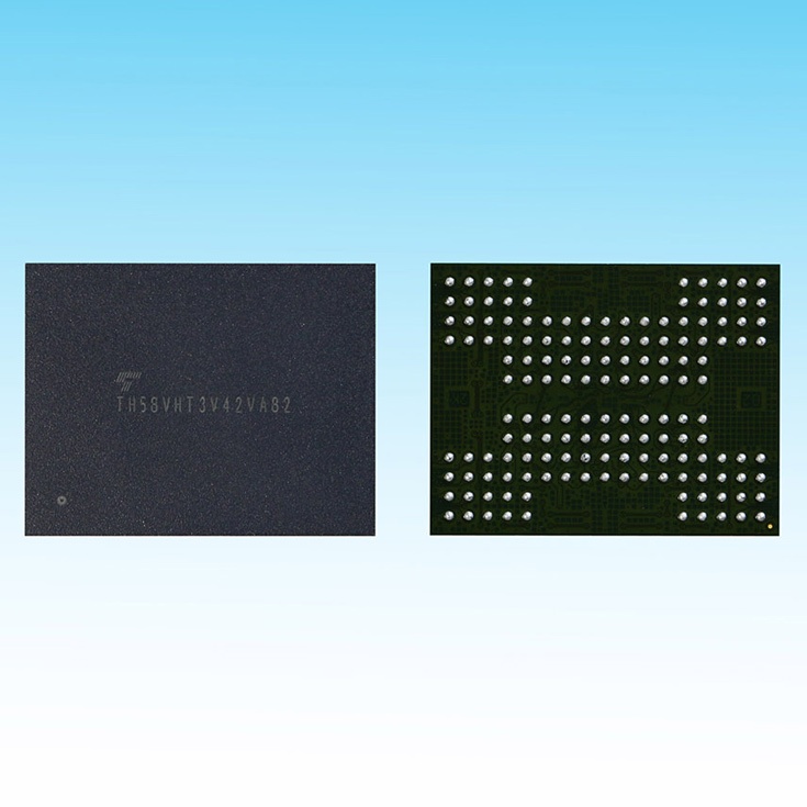 У Toshiba готова флэш-память 3D TLC NAND с объемной компоновкой кристаллов с использованием технологии TSV