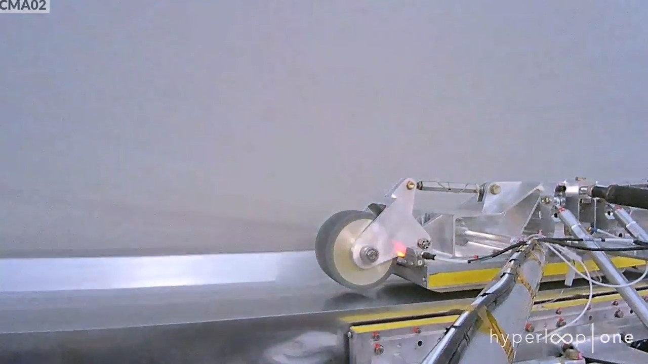 Hyperloop One впервые разогнала левитирующее шасси в техническом вакууме - 3