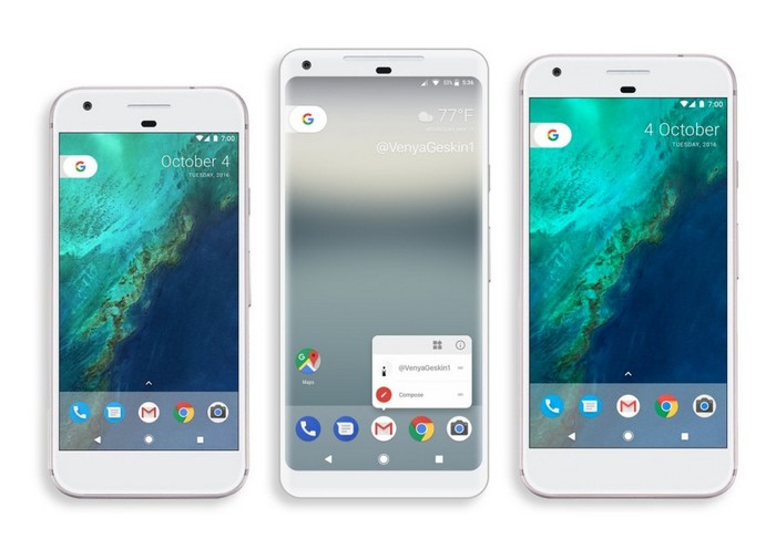 Опубликованы новые изображения смартфона Google Pixel XL 2017 