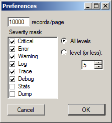 3CX Log Viewer - Preferences