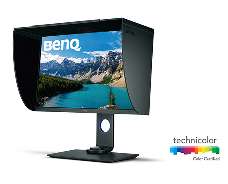 Монитор BenQ SW271 поддерживает аппаратную калибровку цветопередачи