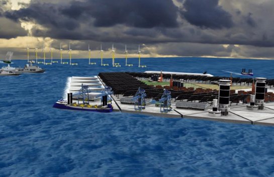 Голландцы создадут искусственный плавучий остров Голландцы создадут искусственный плавучий остров