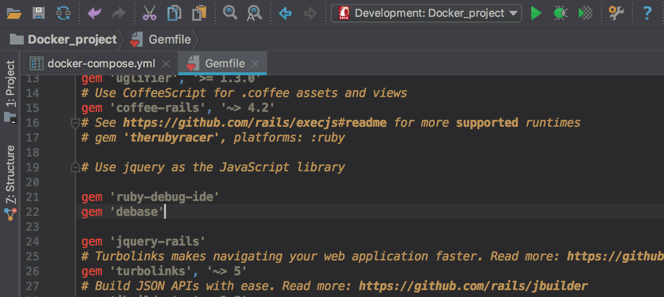 RubyMine 2017.2: Docker Compose, автокоррекции RuboCop в редакторе, улучшенный VCS - 3