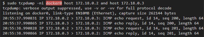 sudo tcpdump