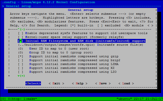 RAM disk settings