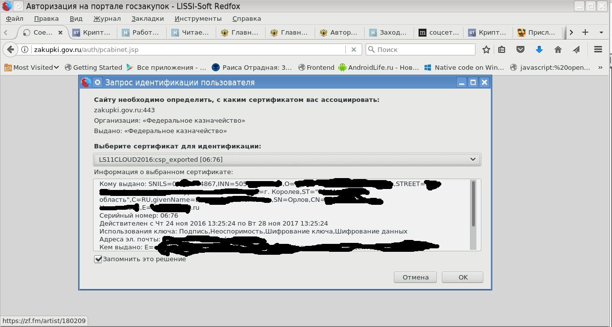 Есть ли альтернатива MS Windows, IE и CSP при доступе в личные кабинеты порталов Госзакупок, ФНС России и Госуслуг - 11 image