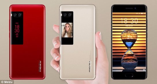 У телефона Meizu Pro 7 появился второй экран