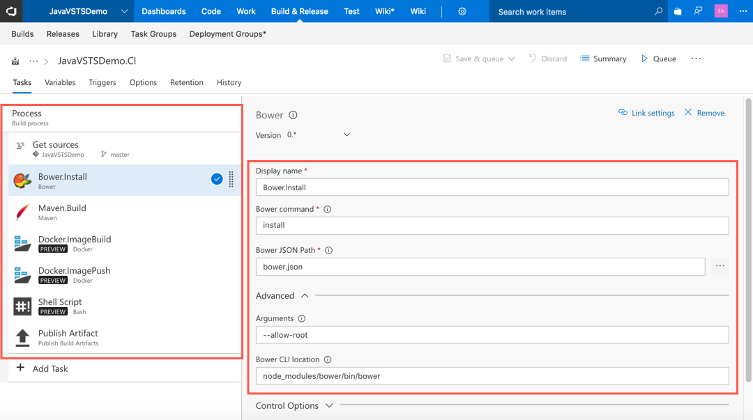 Автоматизация CI-CD для Java приложений с помощью Microsoft Visual Studio Team Services - 11 Автоматизация CI-CD для Java приложений с помощью Microsoft Visual Studio Team Services - 11