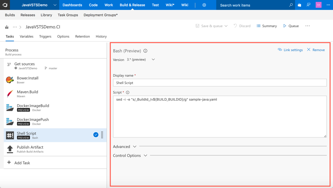 Автоматизация CI-CD для Java приложений с помощью Microsoft Visual Studio Team Services - 16 Автоматизация CI-CD для Java приложений с помощью Microsoft Visual Studio Team Services - 16