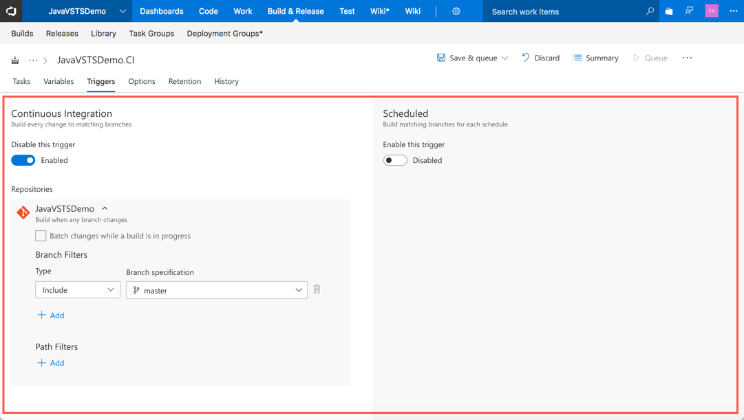 Автоматизация CI-CD для Java приложений с помощью Microsoft Visual Studio Team Services - 18 Автоматизация CI-CD для Java приложений с помощью Microsoft Visual Studio Team Services - 18