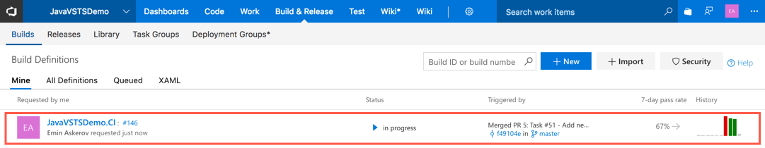 Автоматизация CI-CD для Java приложений с помощью Microsoft Visual Studio Team Services - 41 Автоматизация CI-CD для Java приложений с помощью Microsoft Visual Studio Team Services - 41