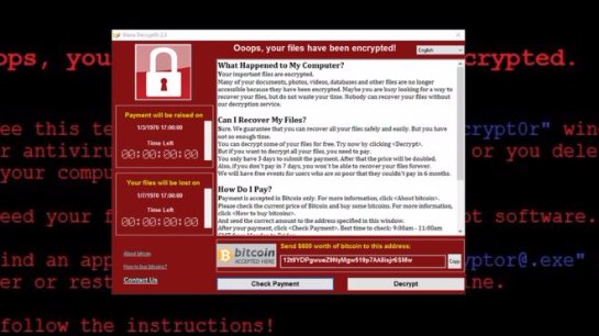 Попытка Wannacry отмыть деньги сорвалась