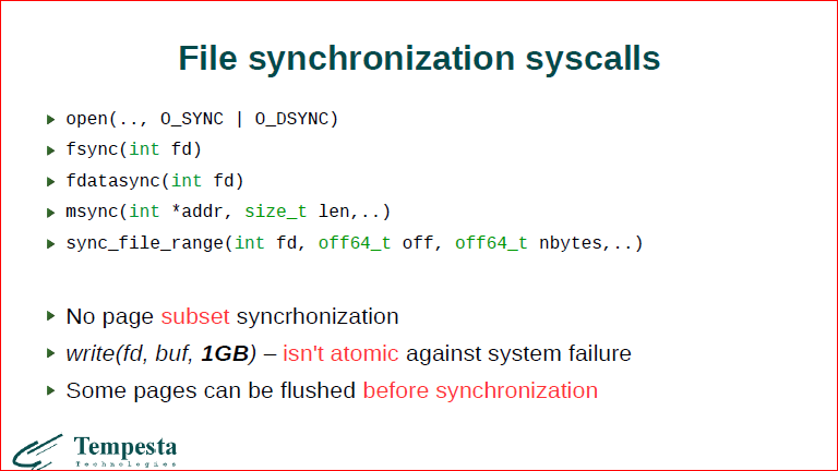 Linux Kernel Extension for Databases - 27