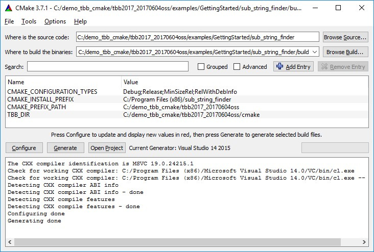 Интеграция Intel Threading Building Blocks в ваш CMake проект - 2