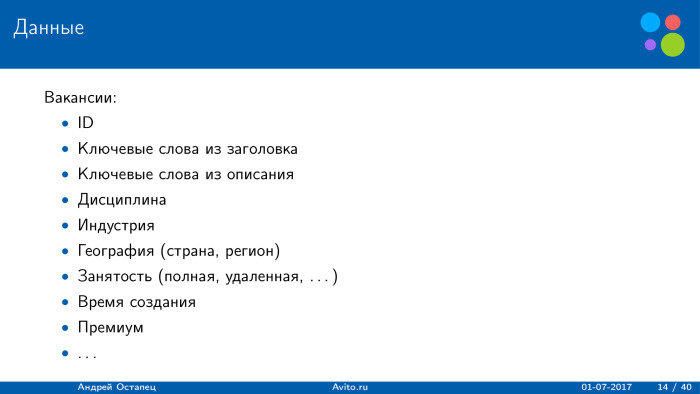 Построение рекомендаций для сайта вакансий. Лекция в Яндексе - 3