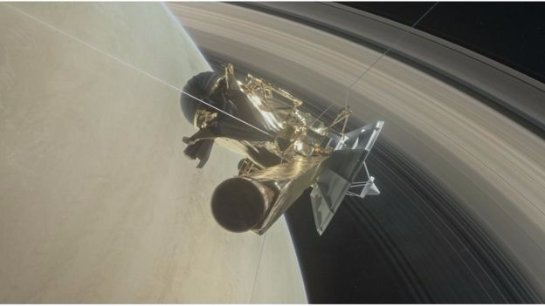 Спутник Кассини исследует атмосферу Сатурна