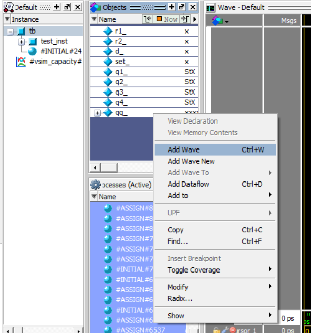 Исследование асинхронной схемы в ModelSim - 6