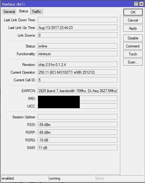 Подводные камни настройки Mikrotik SXT LTE - 5