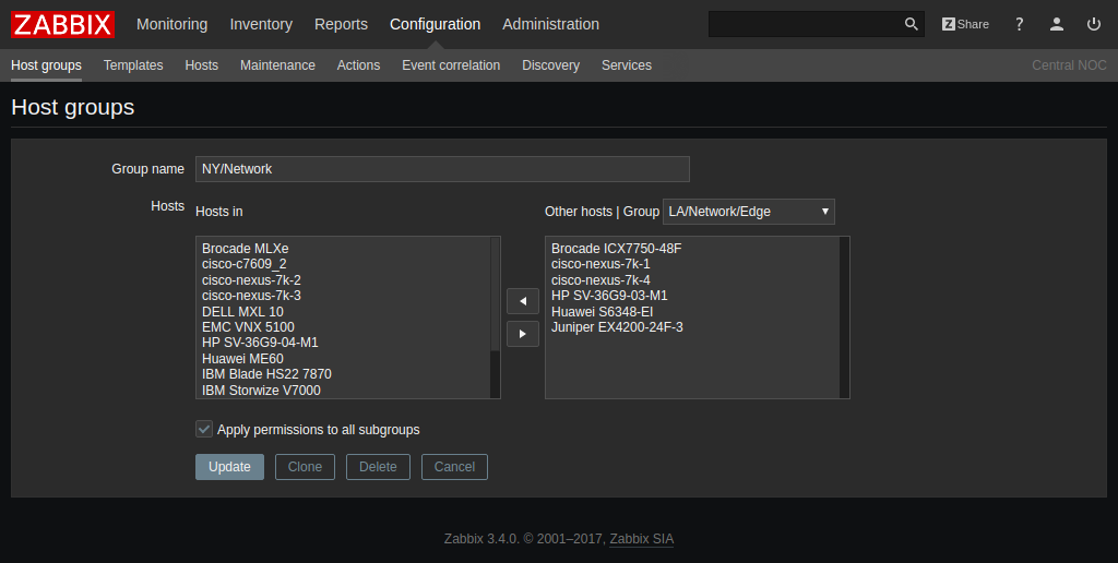 Вышел Zabbix 3.4 - 10