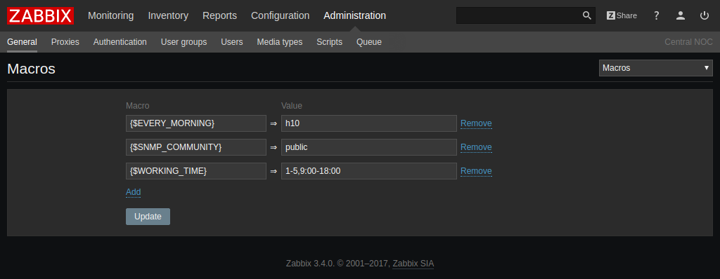 Вышел Zabbix 3.4 - 6