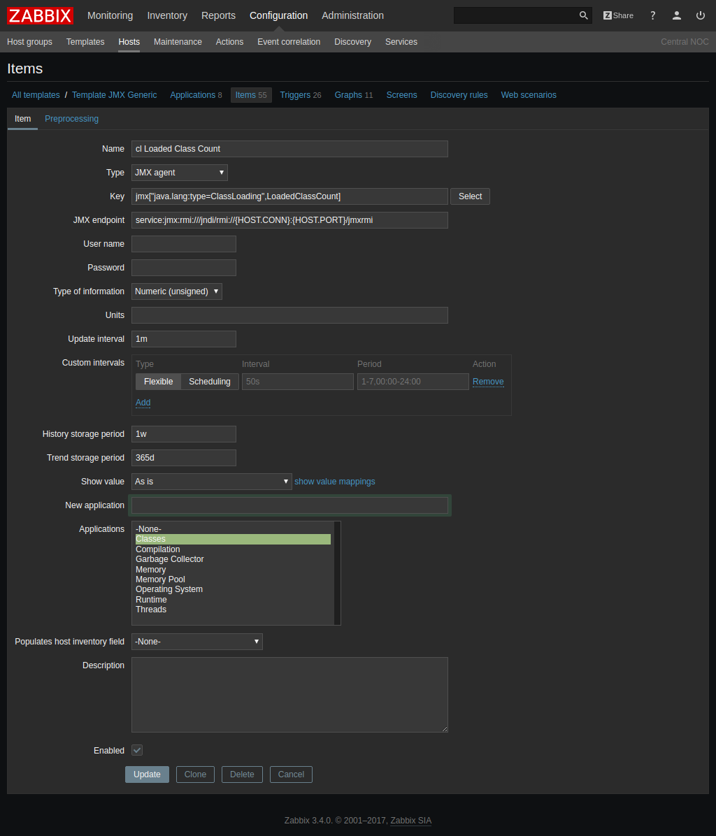 Вышел Zabbix 3.4 - 8