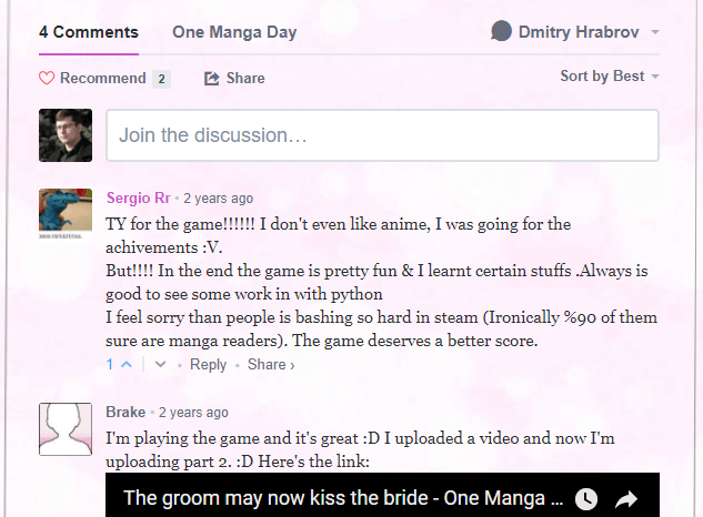 One Manga Day Disqus comments One Manga Day Disqus comments