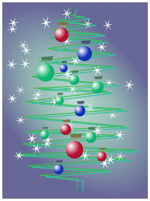 Inkscape: ms_meme и праздничное дерево - 10