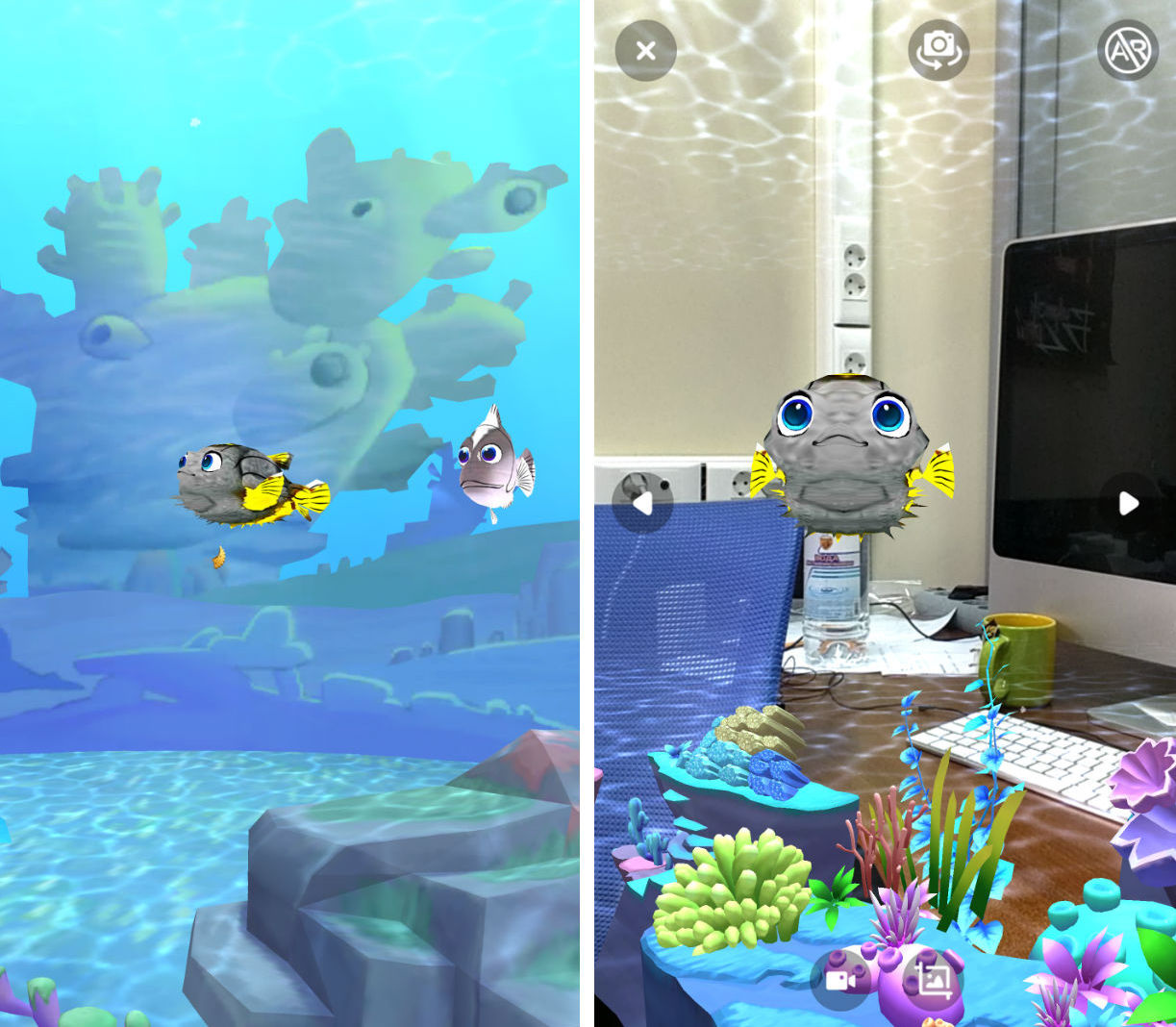 Мобильный аквариум, или еще один пример дополненной реальности для детей Ocean Pets - 8
