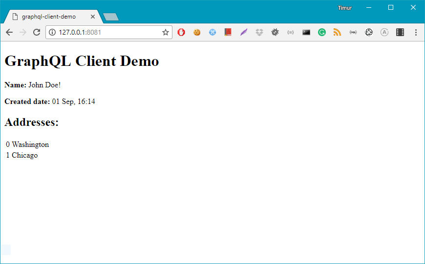 Пишем GraphQL API сервер на Yii2 с клиентом на Polymer + Apollo. Часть 2. Клиент - 2 image