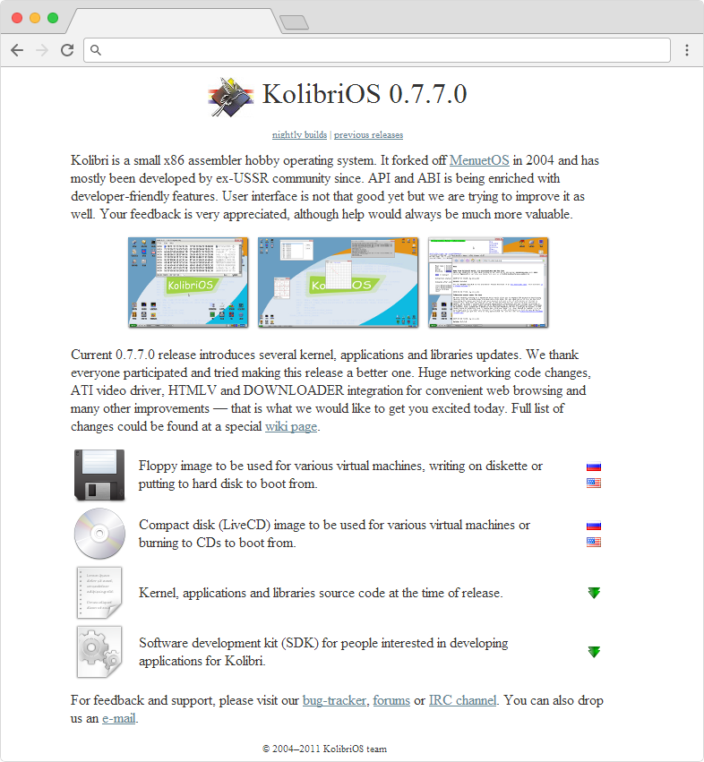 kolibiros.org 2004-2011