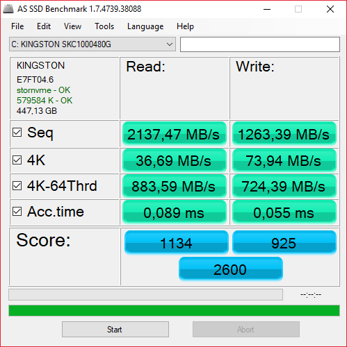 Kingston KC1000 NVMe SSD – мастер спринтов - 12