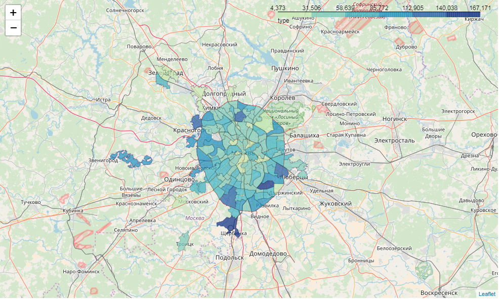 Визуализация результатов выборов в Москве на карте в Jupyter Notebook - 12