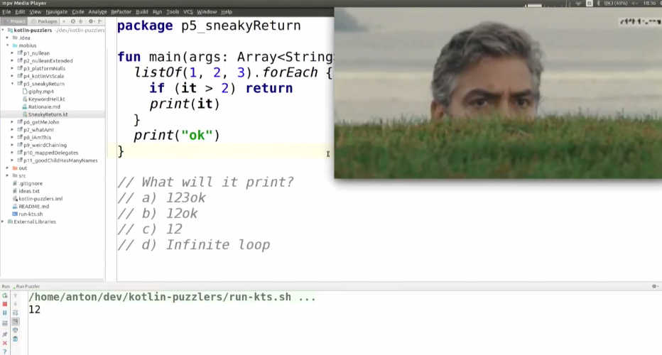 Kotlin, puzzlers and 2 Kekses: Вы уверены, что знаете, как ведет себя Kotlin? - 10